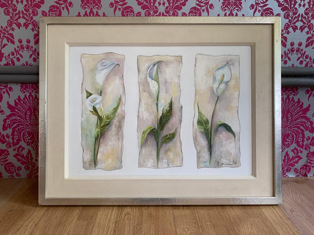 Olieverf schilderij Calla ‘s van Rian Withaar, Ophalen