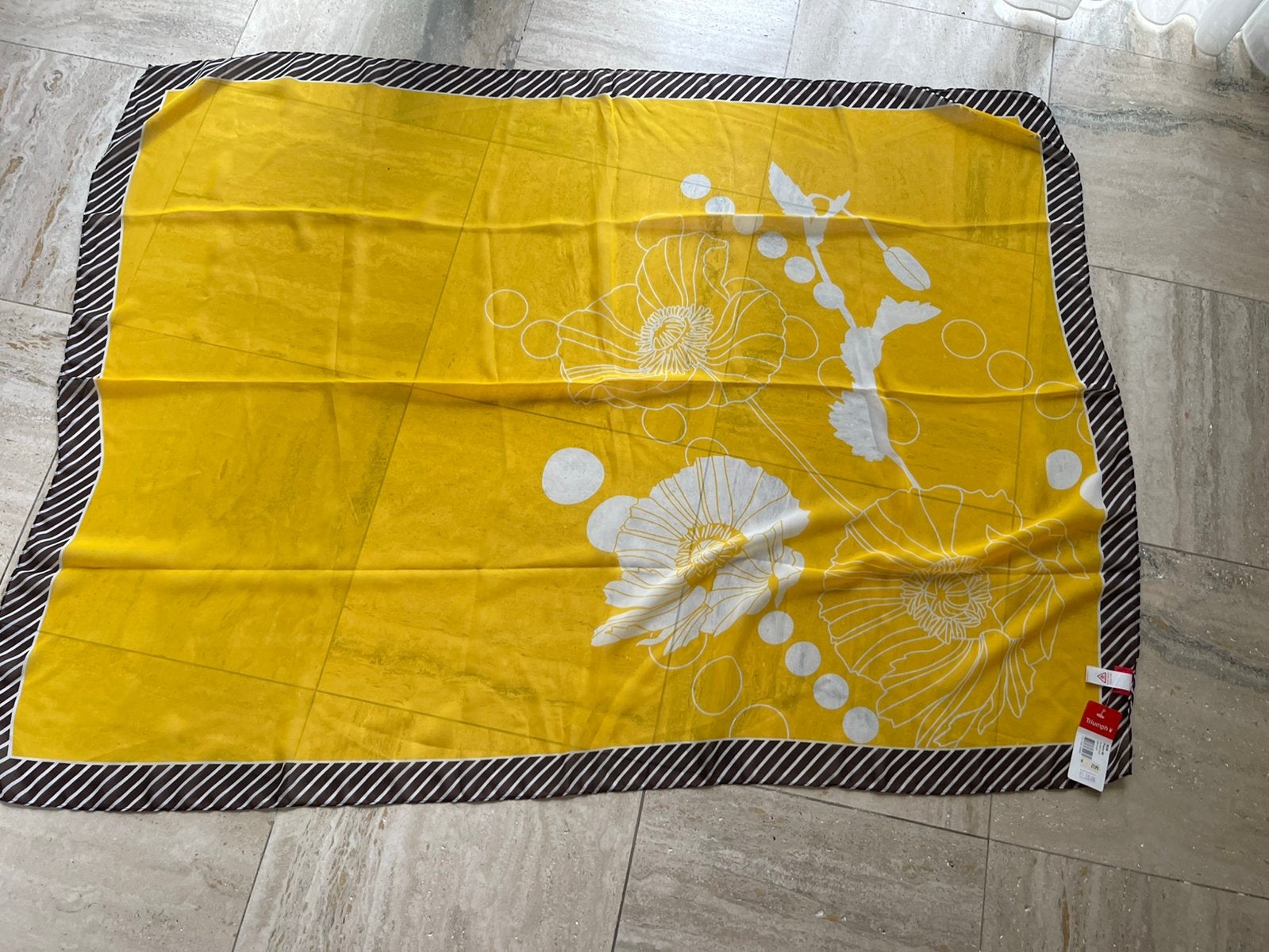 Triumph pareo doek 1 maat, Verzenden, Nieuw, Geel, Overige typen