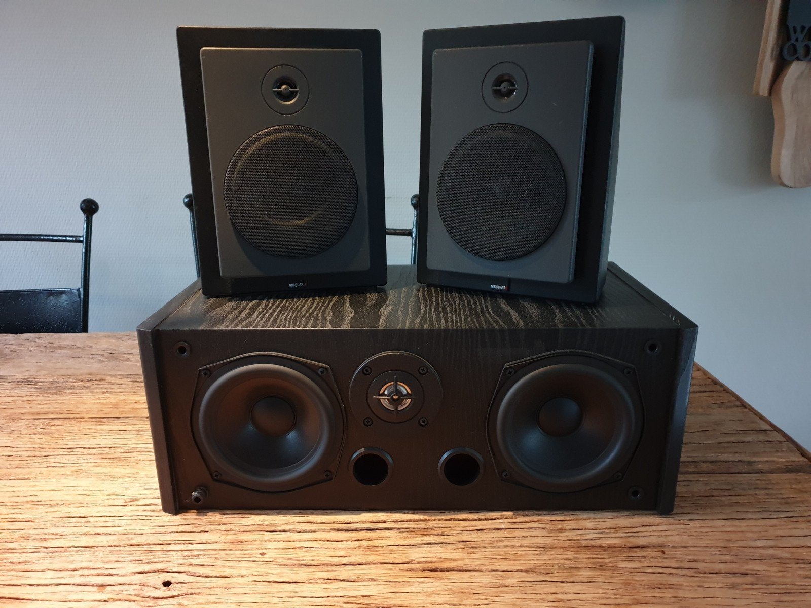 MB Quart 250 Speakerset met Center Speaker, Overige merken, Gebruikt, Ophalen of Verzenden, 60 tot 120 watt