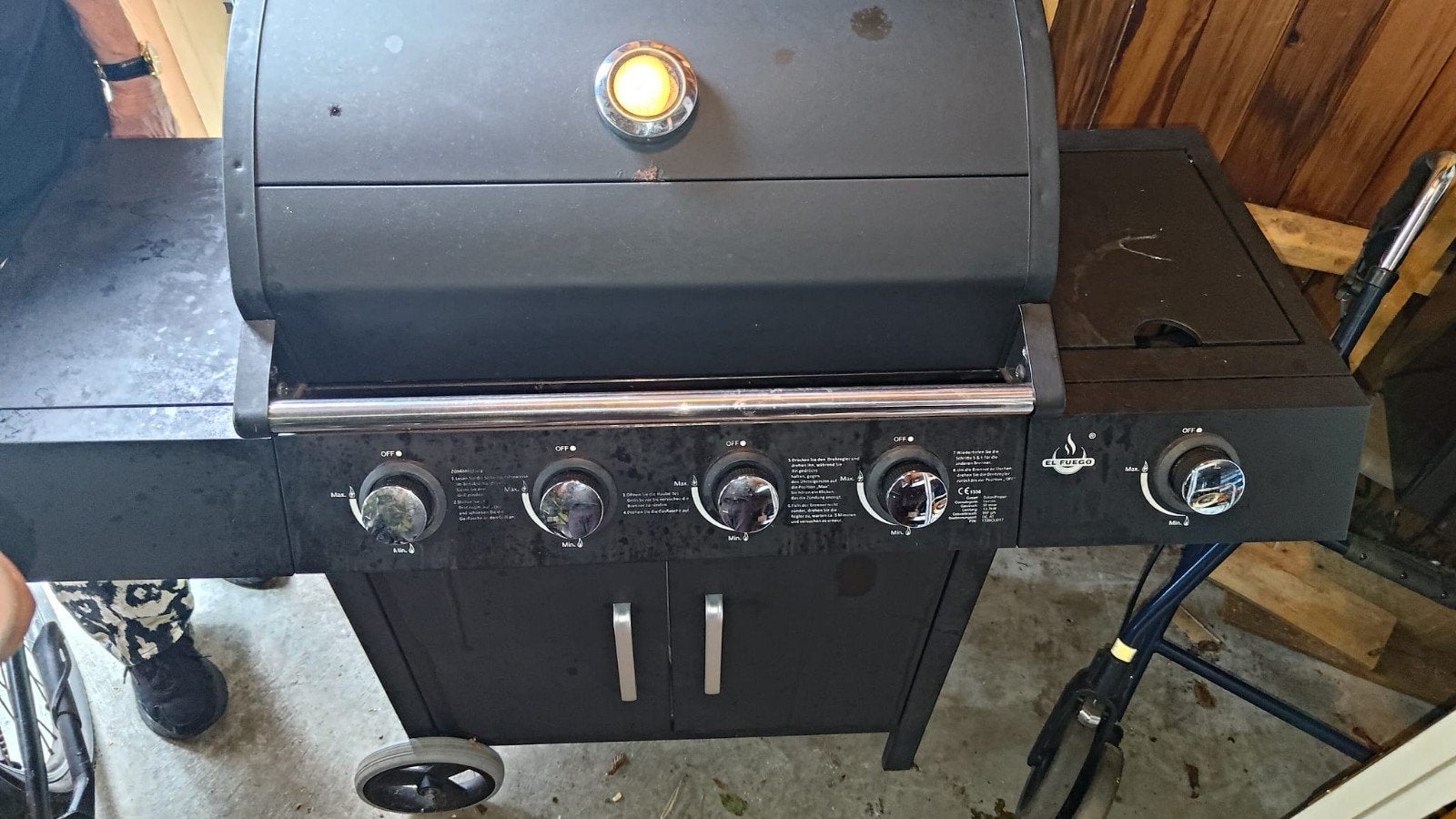 barbecue, Ophalen, Gebruikt, Gas, El Fuego