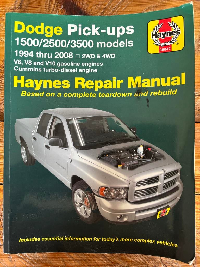 Haynes Reparatiehandleiding Dodge Pick-ups 1994-2008, Boeken, Auto's | Boeken, Gelezen, Overige merken, Ophalen of Verzenden
