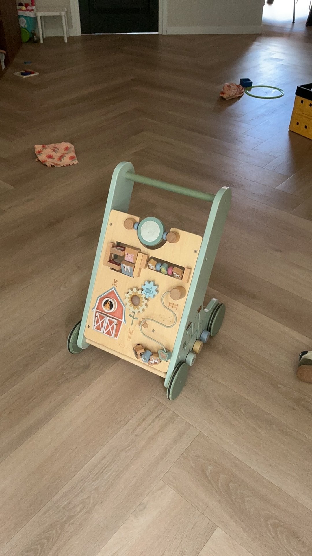 Loopwagen, Ophalen, Gebruikt, Duw- of Trekspeelgoed