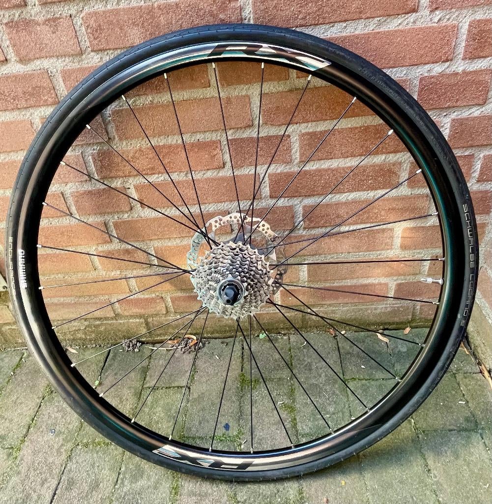 complete Shimano aluminium wielenset voor wielrenfiets, Fietsen en Brommers, Fietsonderdelen, Wiel, Ophalen of Verzenden, Zo goed als nieuw