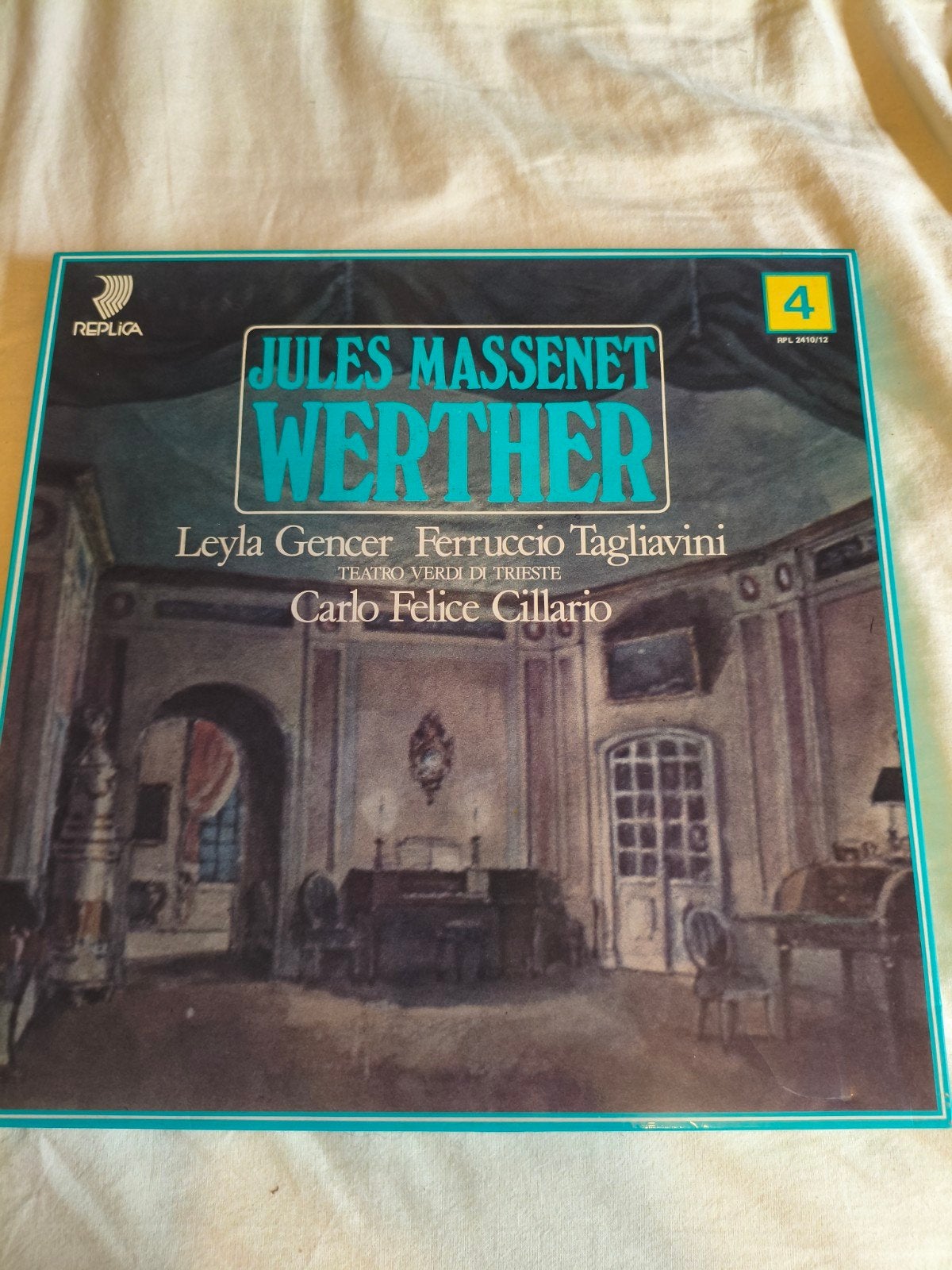 massenet werther - 3 lp boxset replica (1980) - leyla gencer, Boxset, Opera of Operette, Ophalen of Verzenden, Zo goed als nieuw