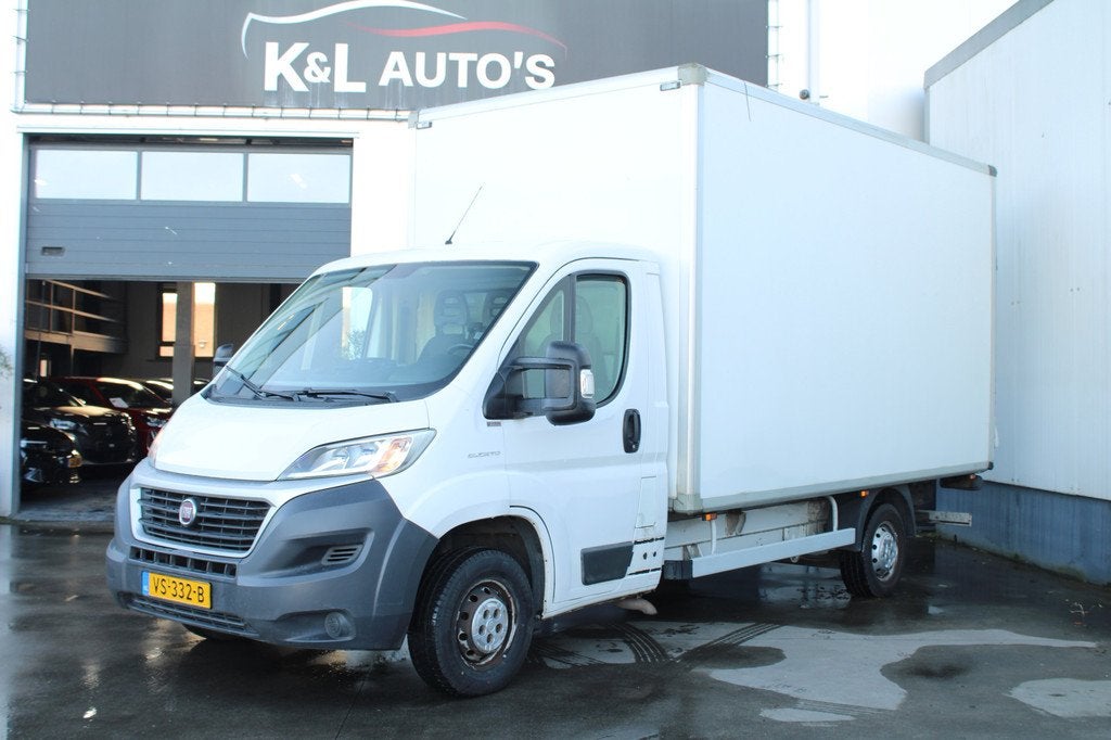 Fiat Ducato 33 2.0 MultiJet L3H1 (bj 2015), Auto's, Voorwielaandrijving, Euro 5, Stof, Zwart
