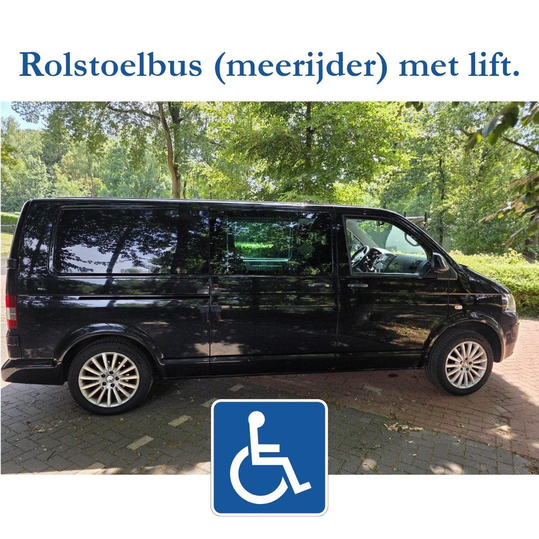 Volkswagen Transporter L2H1 Rolstoelbus - Gereviseerde motor, Auto's, Bestelauto's, Voorwielaandrijving, 4 cilinders, Zwart, Origineel Nederlands