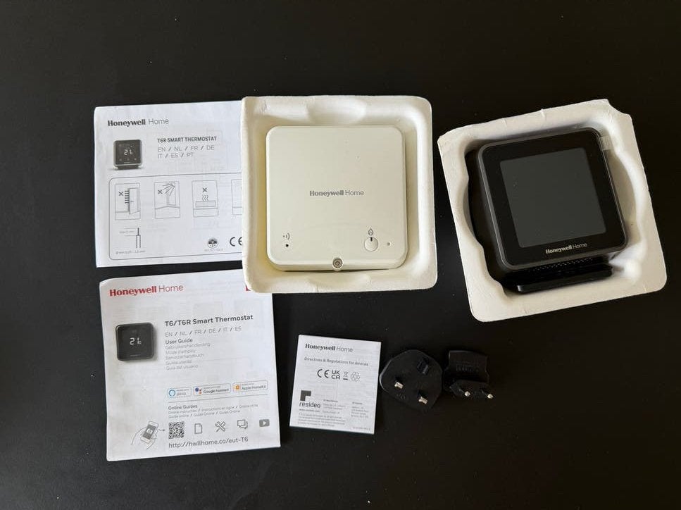 Honeywell Home T6R Slimme Thermostaat Draadloos, Ophalen of Verzenden, Slimme thermostaat, Zo goed als nieuw