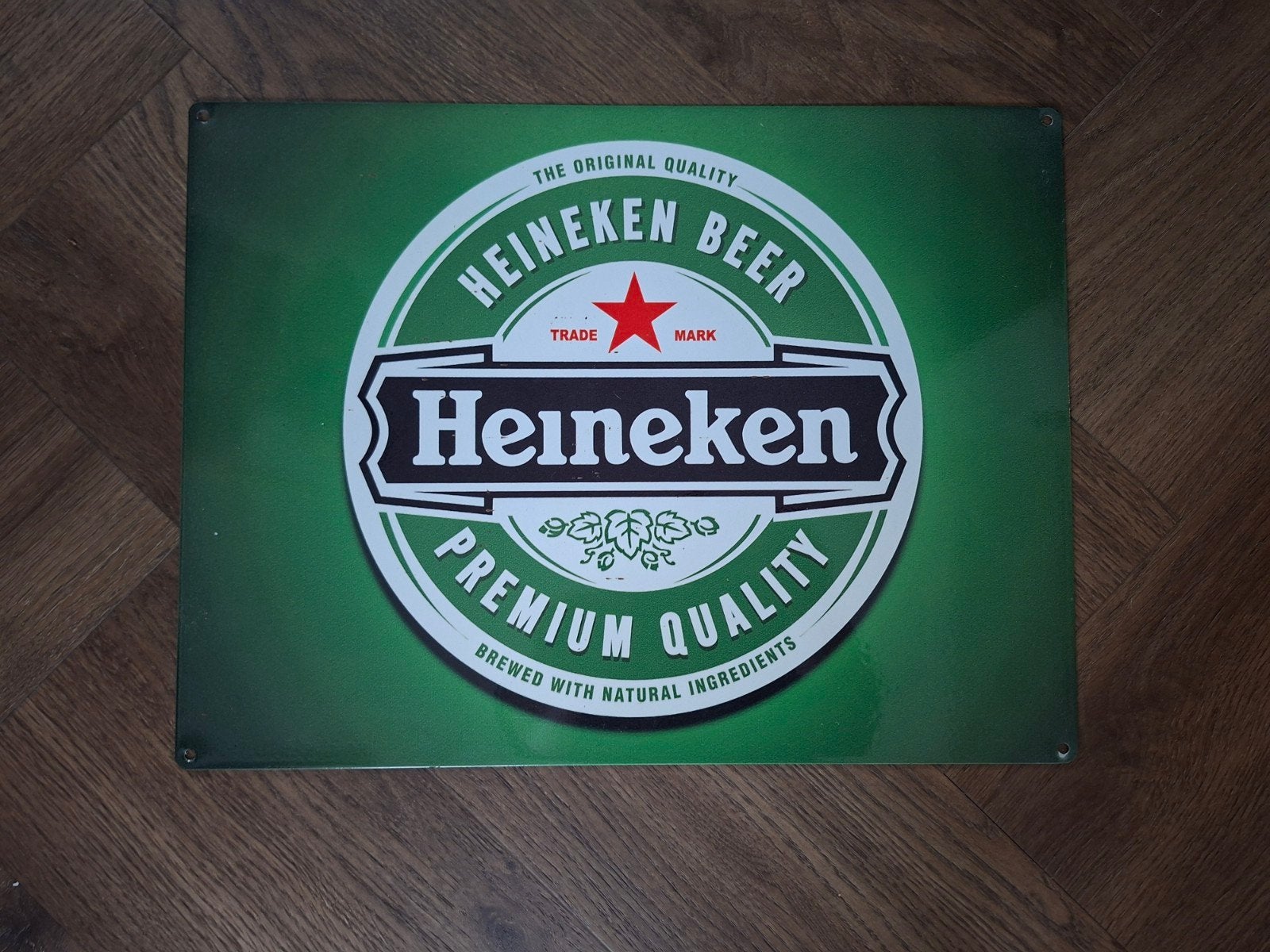 heineken reclame bord, Verzamelen, Ophalen, Zo goed als nieuw, Reclamebord