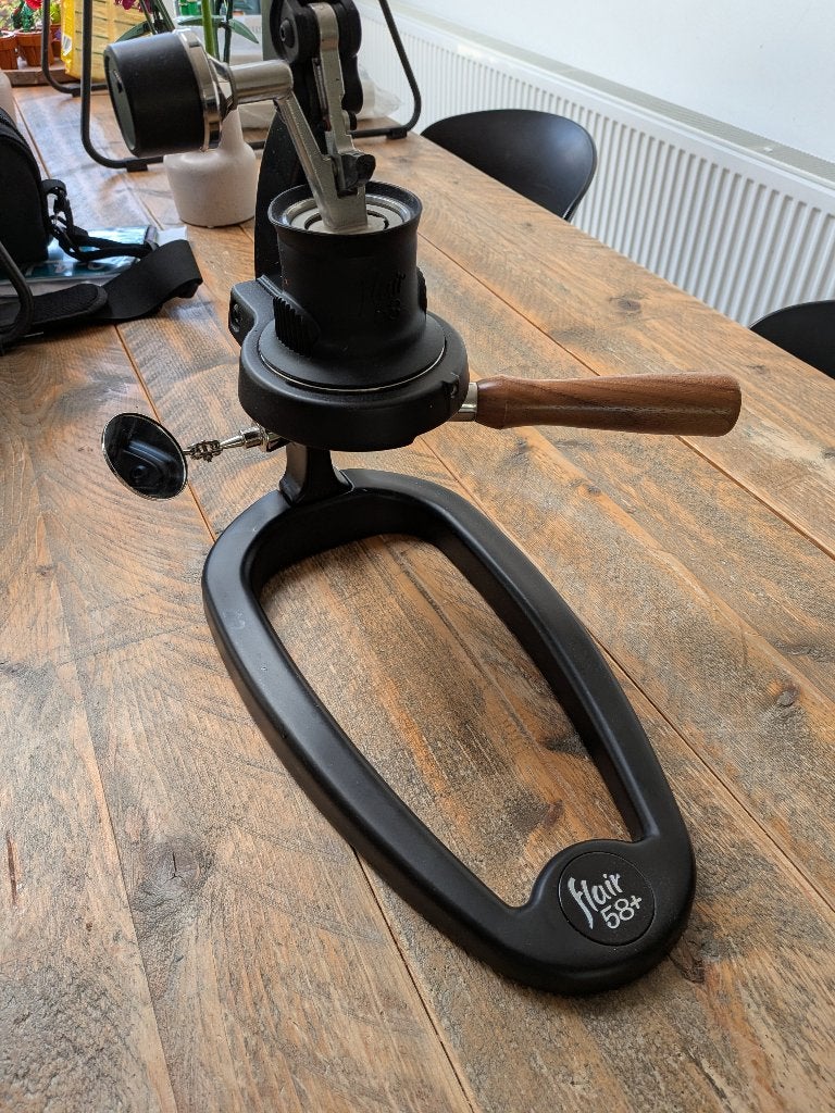 Flair 58+ met Bookoo accessoires, Witgoed en Apparatuur, Koffiemachine, Gemalen koffie, Ophalen of Verzenden, Zo goed als nieuw