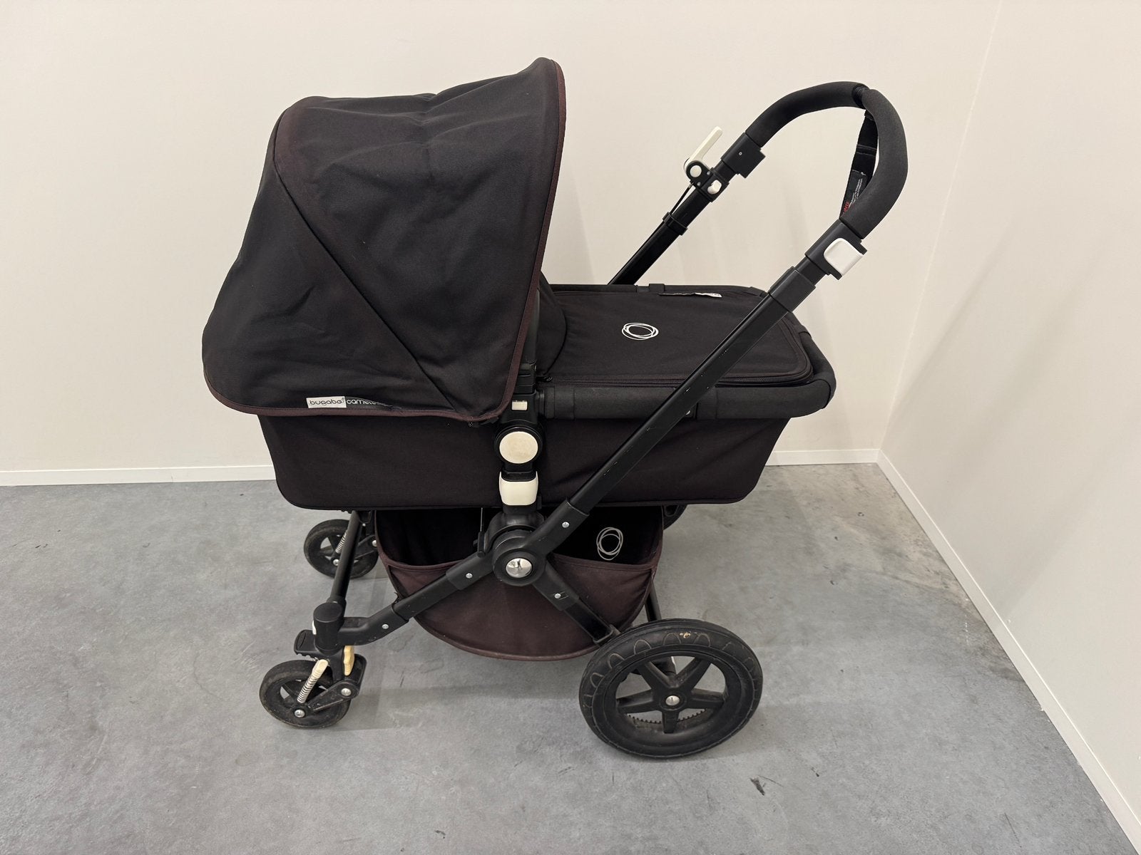 Bugaboo Cameleon 3 - All Black incl accessoires, Ophalen, Zo goed als nieuw, Kinderwagen, Bugaboo
