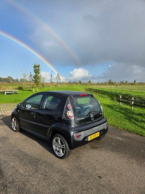 Citroën C1 1.0 5-DRS 2010 Zwart, Voorwielaandrijving, Dealer onderhouden, Stof, Zwart