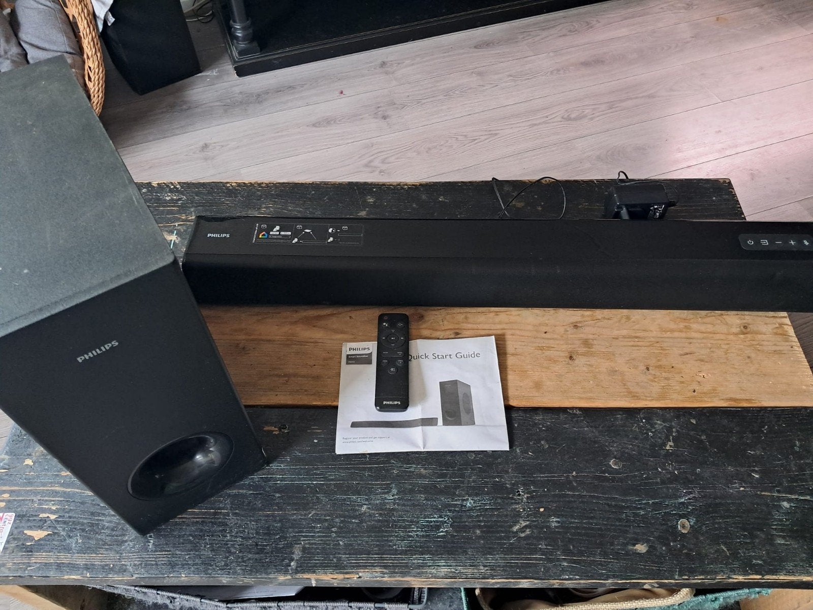 Philips soundbar, Ophalen