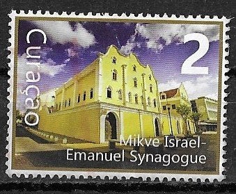 MODERN CURACAO GESTEMPELD NR 4, Ophalen of Verzenden, Gestempeld