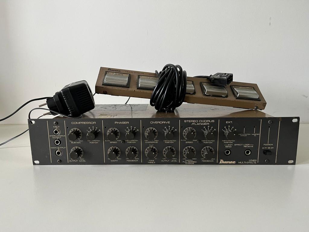 Ibanez UE400 Vintage Multi-Effect met TS808 Overdrive, Muziek en Instrumenten, Effecten, Ophalen, Gebruikt, Multi-effect