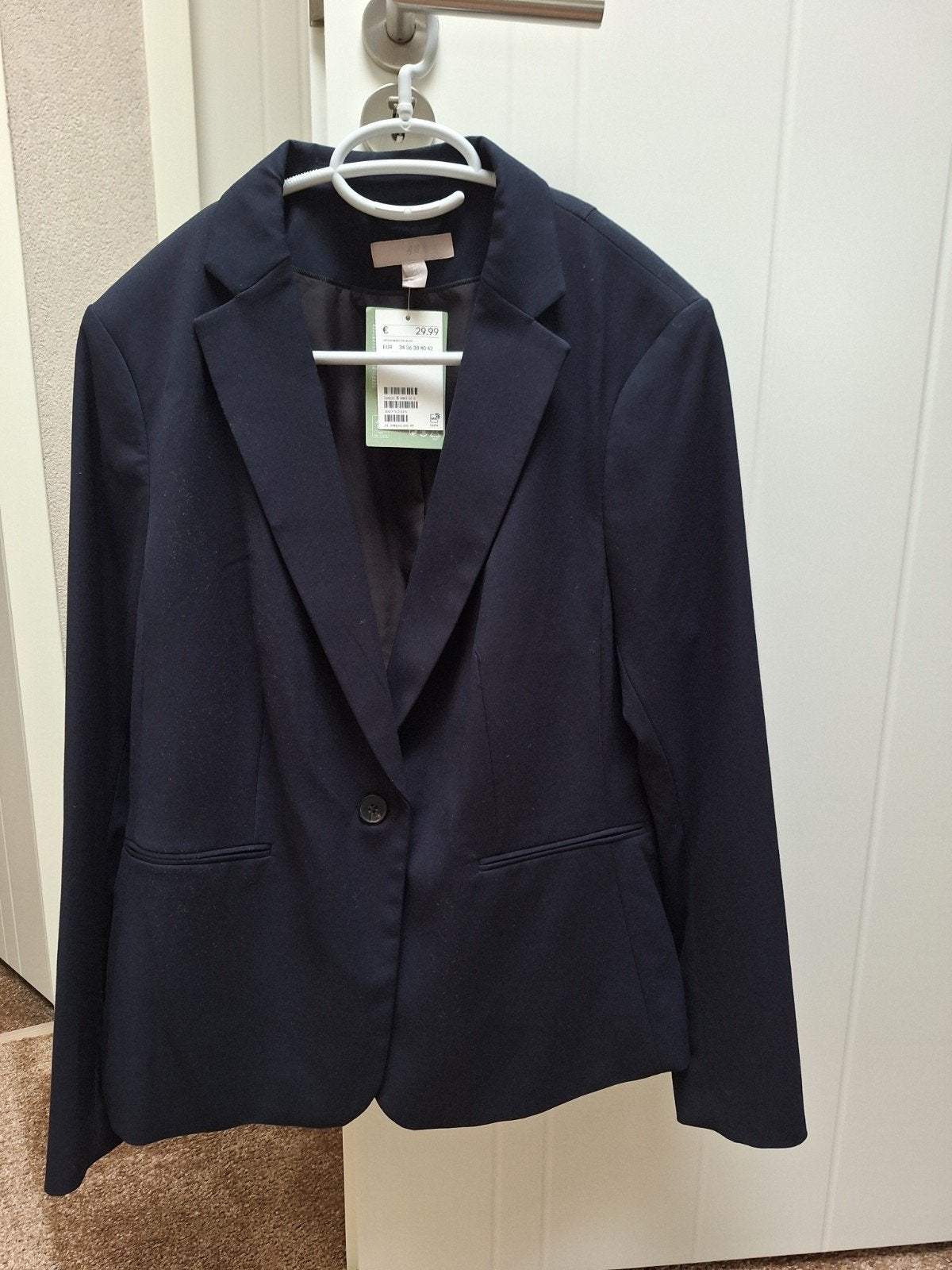 Donkerblauw colbert dames. maat 46. Nieuw., Kleding | Dames, Blauw, Maat 46/48 (XL) of groter, Nieuw, Ophalen of Verzenden