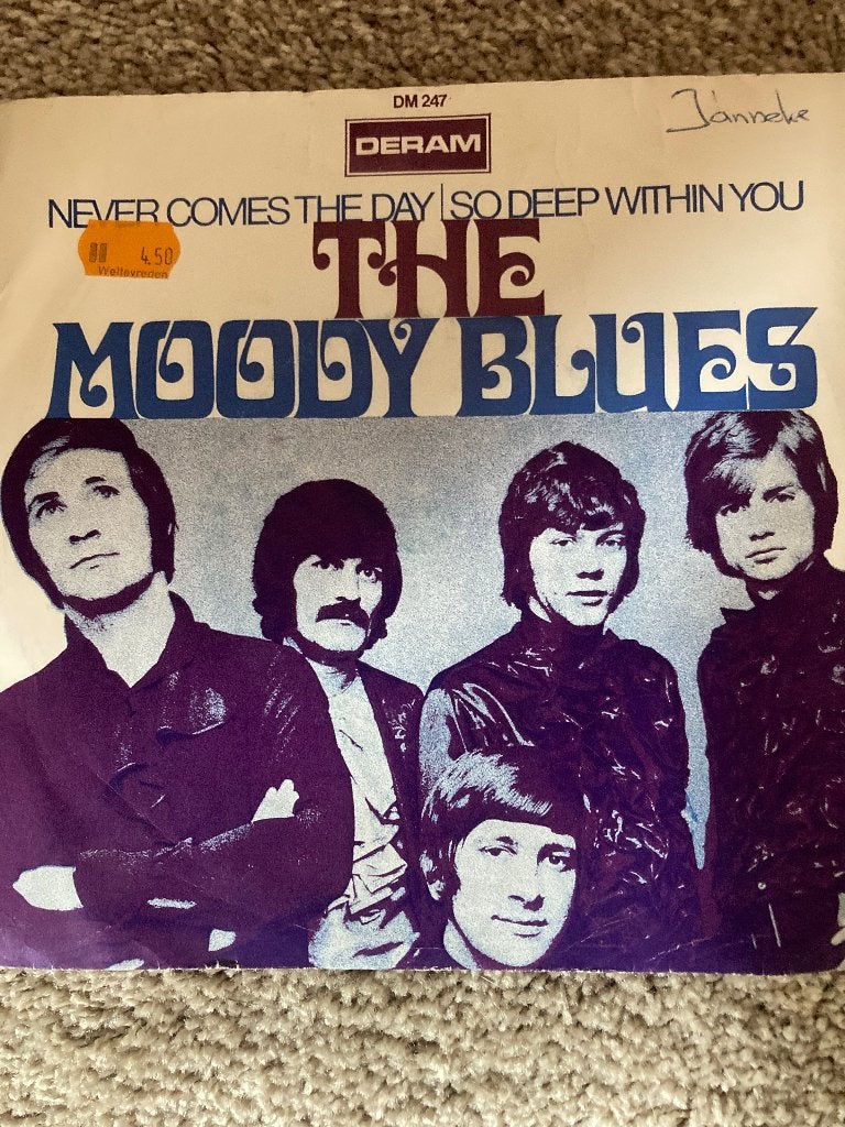 The Moody Blues Deram 247, Cd's en Dvd's, Gebruikt, 7 inch, Ophalen of Verzenden, Rock en Metal