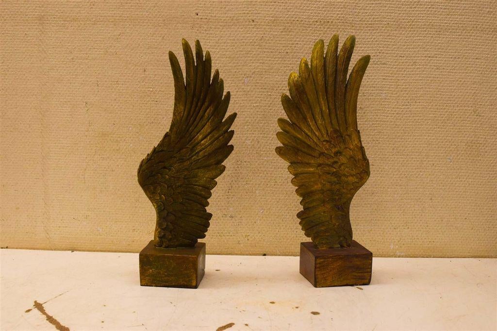 2 stuks beelden van een vleugel 51226, Verzamelen, Beelden en Beeldjes, Ophalen of Verzenden, Gebruikt, Dier