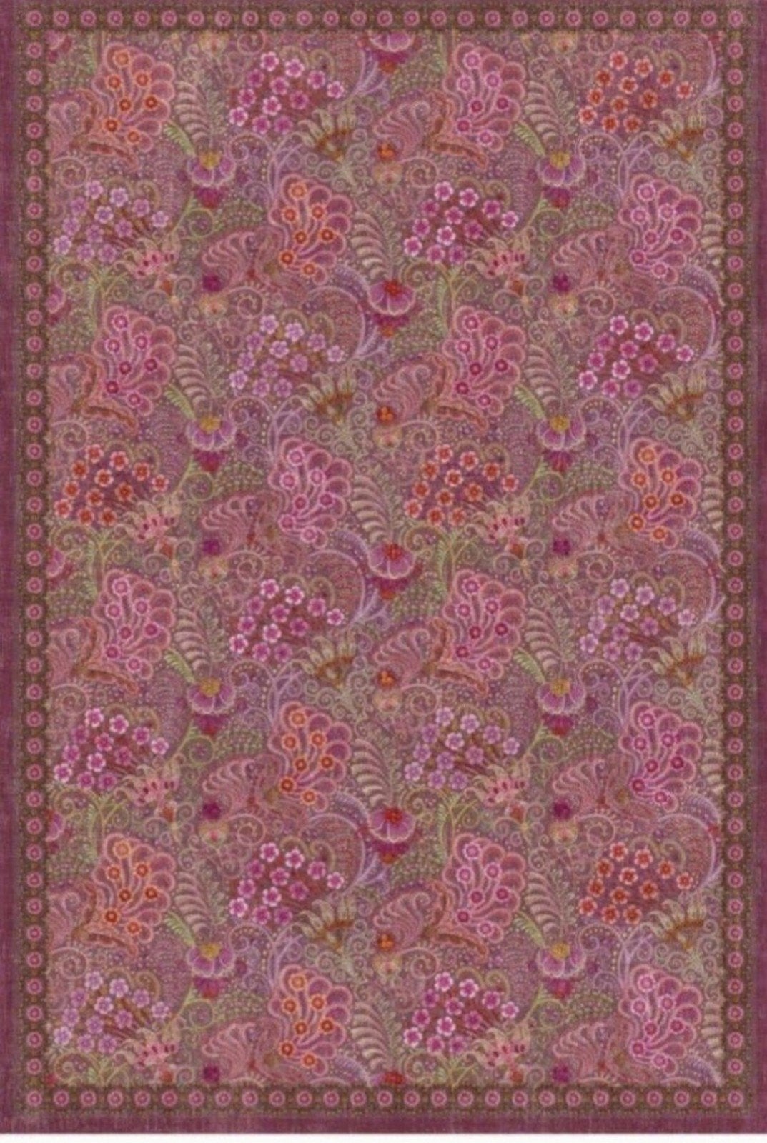 Mooi PIP kleed 1.55 bij 2.30 ibiza boho bohemian, Ophalen, Zo goed als nieuw, Rechthoekig, 200 cm of meer