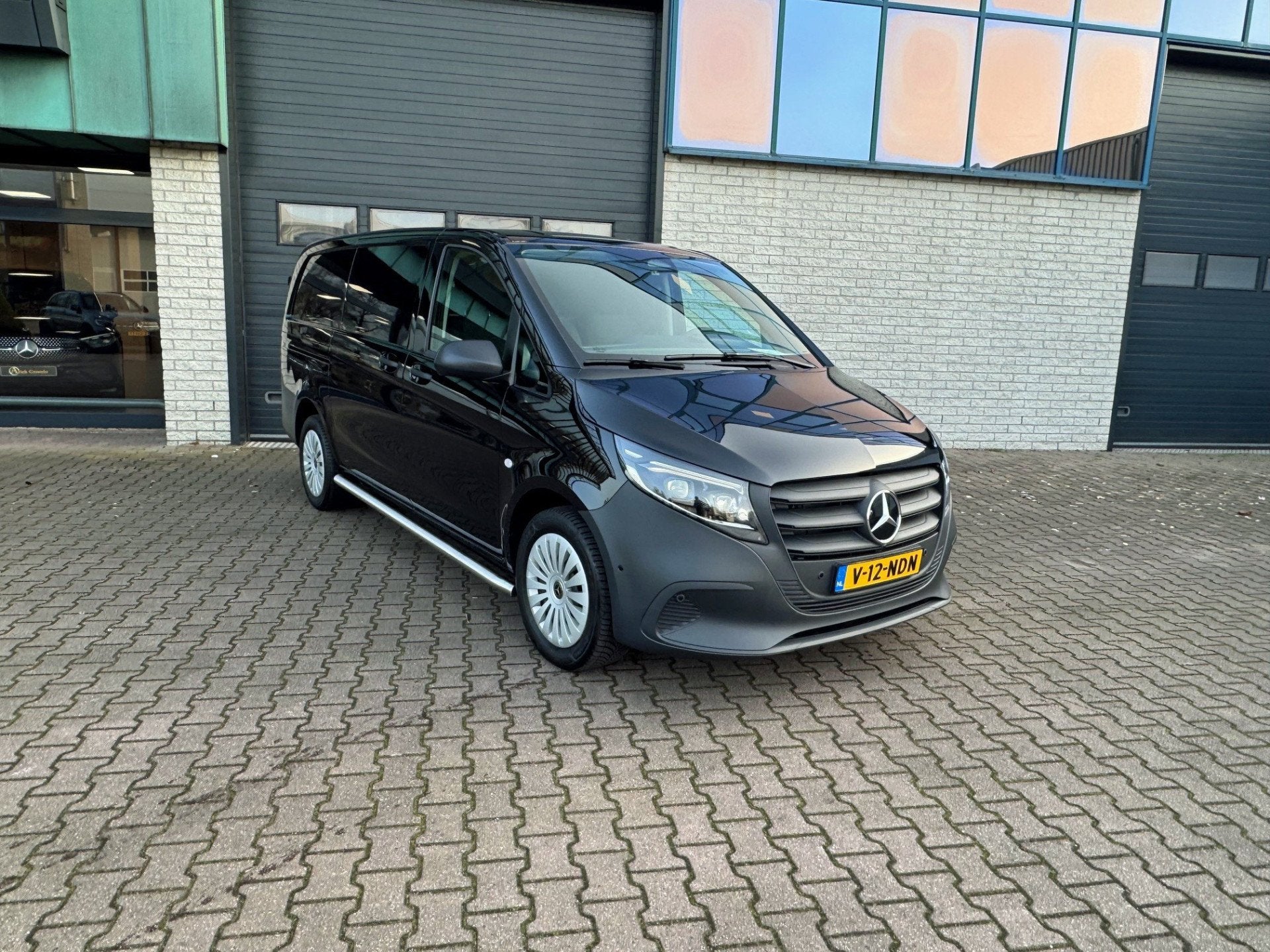 Mercedes-Benz Vito 116 L2 Pro Bpm vrij Multibeam Deuren Navi, Automaat, 12 maanden, Gebruikt, Zwart
