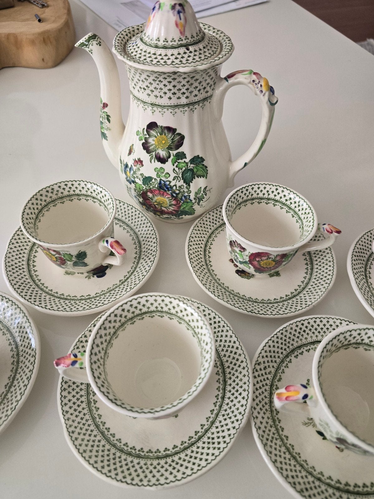 Mason's Ironstone China Paynsley Patroon Thee/Koffieset, Ophalen of Verzenden