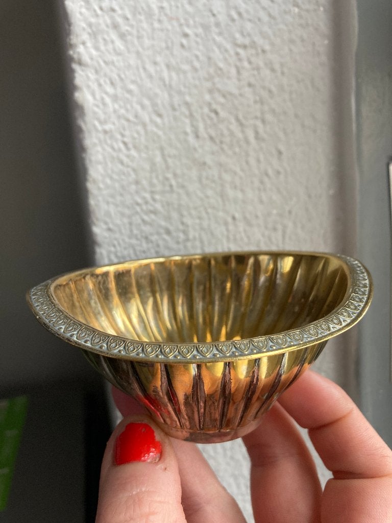 Vintage antiek bewerkt suiker kopje bakje verzilverd gemerkt, Ophalen of Verzenden, Zilver