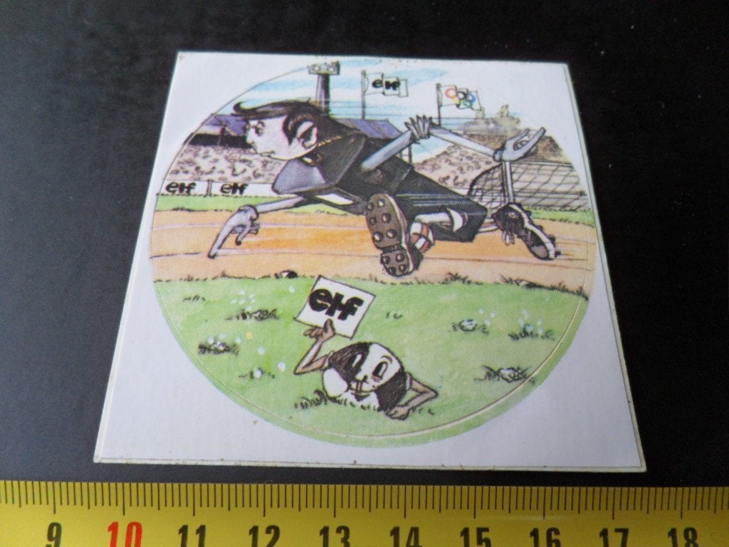 sticker strip ELF  Voetbal, Verzamelen, Ophalen, Zo goed als nieuw