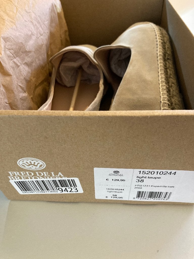 Fred De La Bretoniere Espadrille Loafer, Verzenden, Beige, Nieuw, Espadrilles of Moccasins