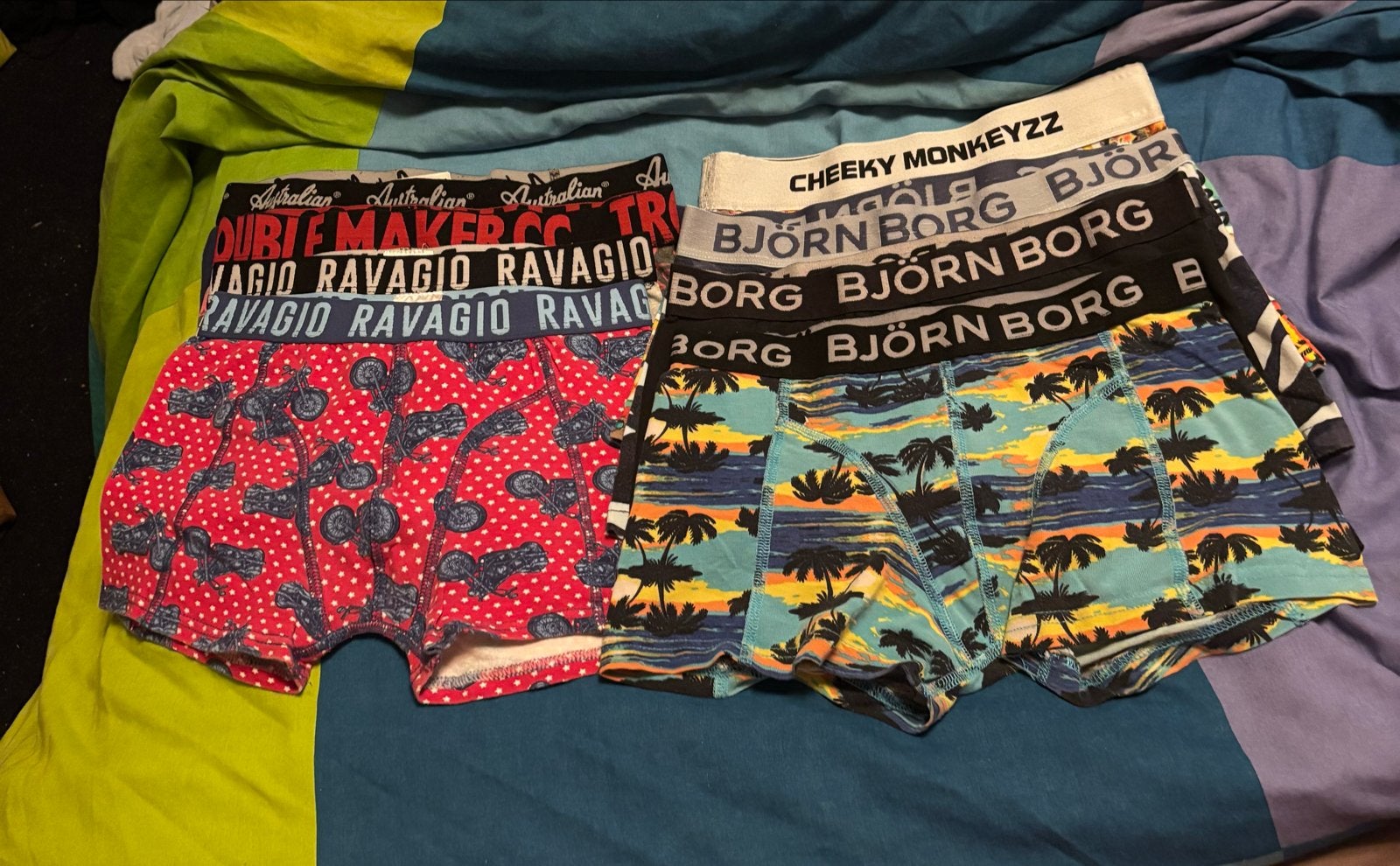 9 stuks jongen 146-152 Björn Borg Ravagio Australian, Ophalen of Verzenden, Gebruikt, Jongen, Nacht- of Onderkleding