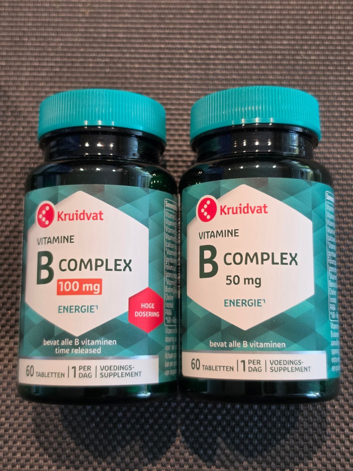 Vitamine B Complex 100mg (ongeopend) & 50mg (deels gebruikt), Ophalen