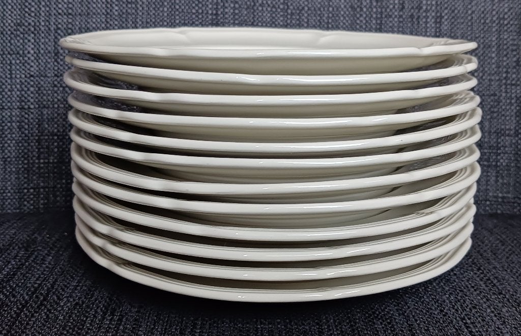 12 gebaksbordjes Villeroy & Boch Manoir, Huis en Inrichting, Ophalen, Gebruikt, Villeroy & Boch, Bord(en)