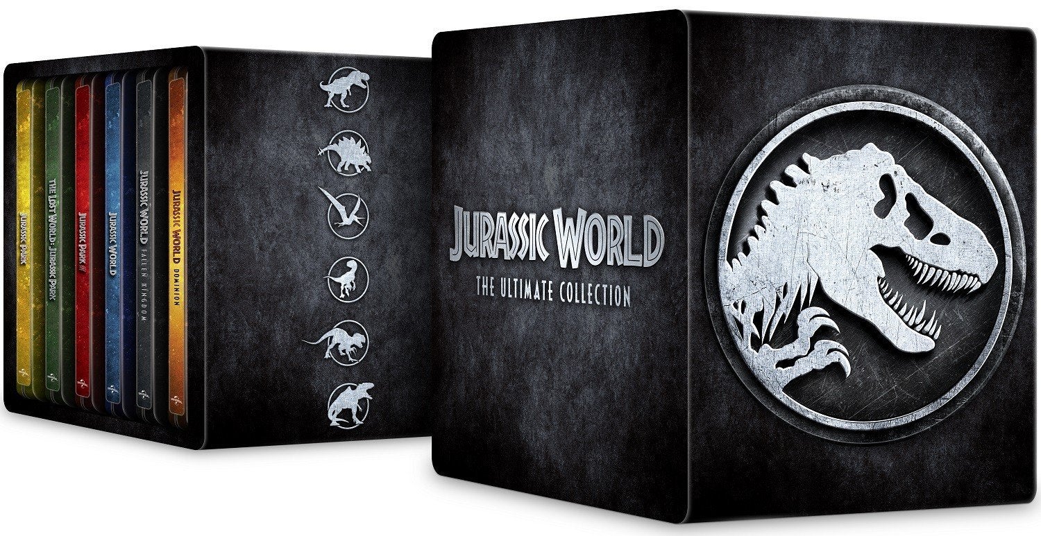 Jurassic World 4K steelbook Ultimate Collection, Ophalen, Zo goed als nieuw, Actie, Boxset