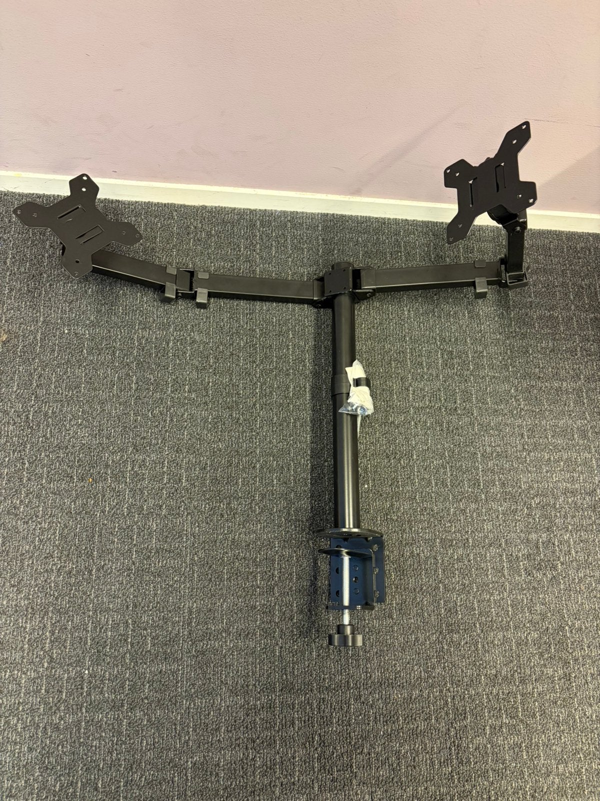 Monitor arm dual, Ophalen, Zo goed als nieuw, Overige typen, Onbekend