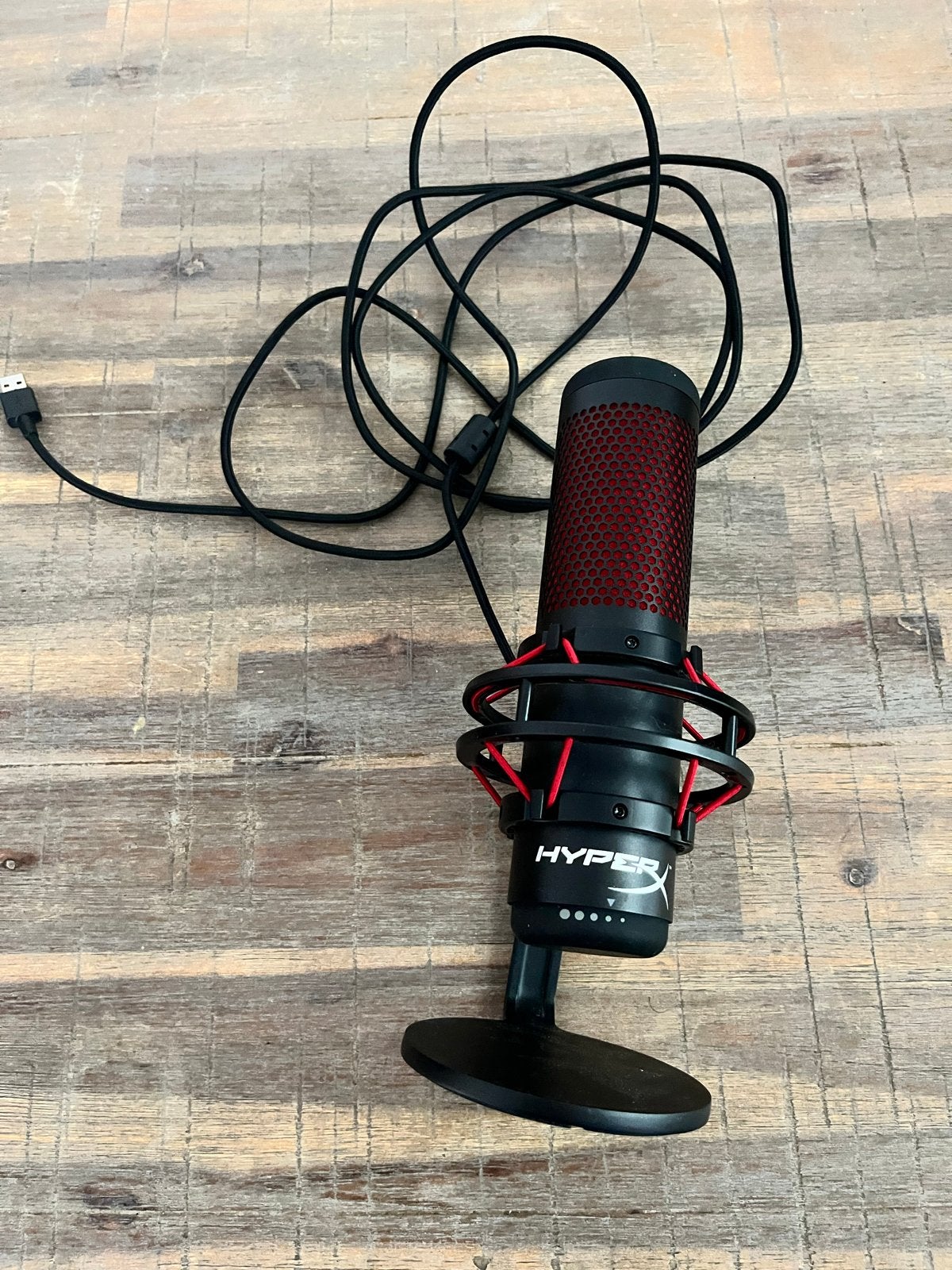 HyperX QuadCast S Gaming Microfoon, Muziek en Instrumenten, Ophalen of Verzenden, Zo goed als nieuw, Overige typen