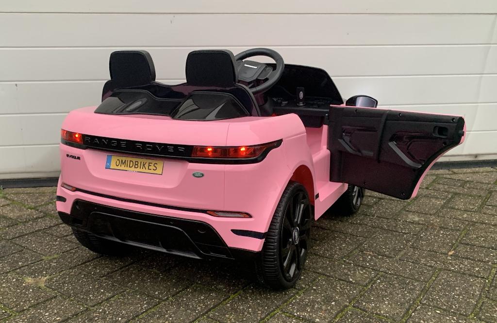 Range Rover Evoque 12v zwart bluetooth Rc / Leder zitje/ EVA, Ophalen of Verzenden, Nieuw, Overige typen