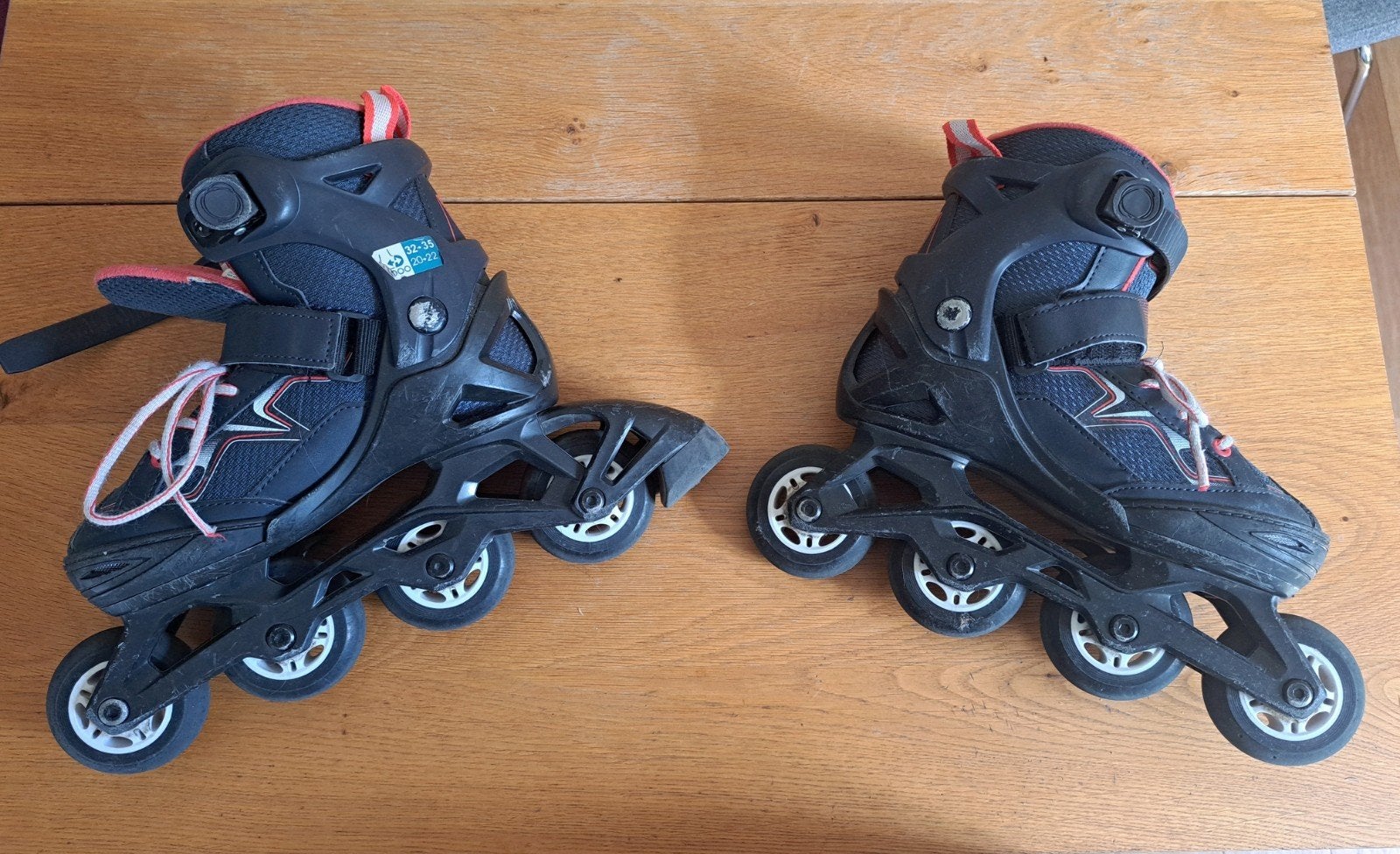Oxelo Inlineskates voor kinderen, maat 32-35, Ophalen of Verzenden, Gebruikt, Overige typen, Overige merken