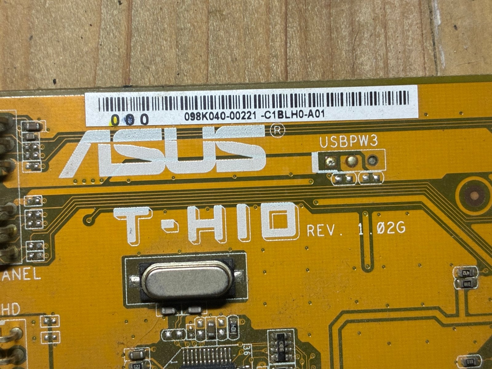 ASUS T-HIO REV.1.02G, Ophalen of Verzenden, Gebruikt