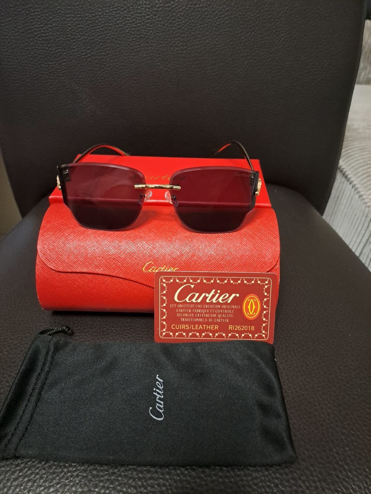 Cartier Zonnebril Panthère de Cartier, Sieraden, Tassen en Uiterlijk, Zonnebrillen en Brillen | Dames, Overige merken, Zonnebril