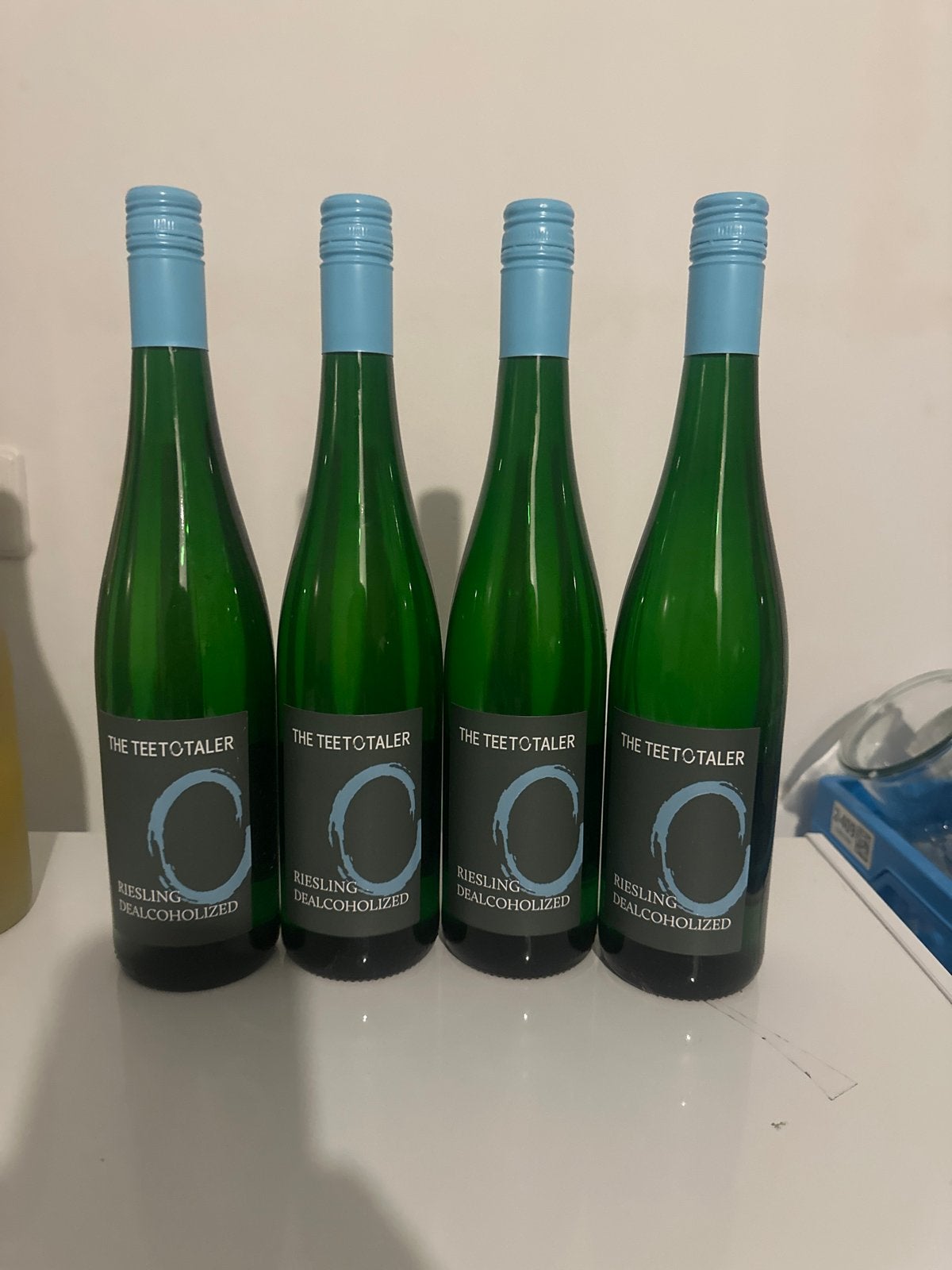 The Teetotaler Riesling Dealcoholized - 4 flessen, Ophalen of Verzenden, Nieuw, Overige gebieden, Witte wijn