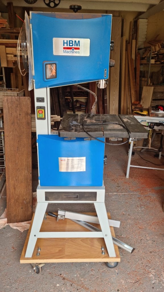 HBM 350 lintzaag, Doe-het-zelf en Verbouw, Ophalen, 70 mm of meer, Zo goed als nieuw, HBM machines