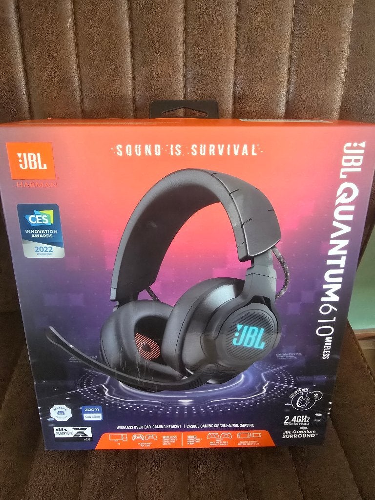 JBL Quantum 610 Wireless Gaming Headset Zo goed als nieuw!, Computers en Software, JBL, Ophalen of Verzenden, Draadloos, Over-ear