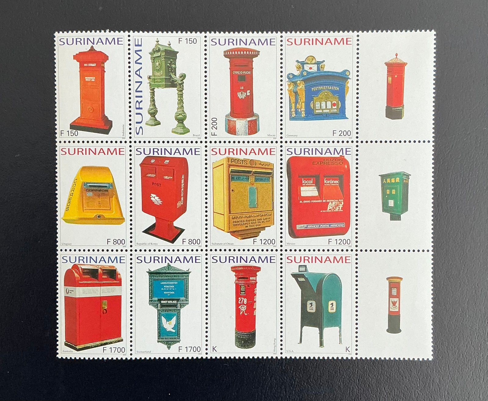 Te koop blok postbussen uit 2004 postfris, Verzenden, Postfris