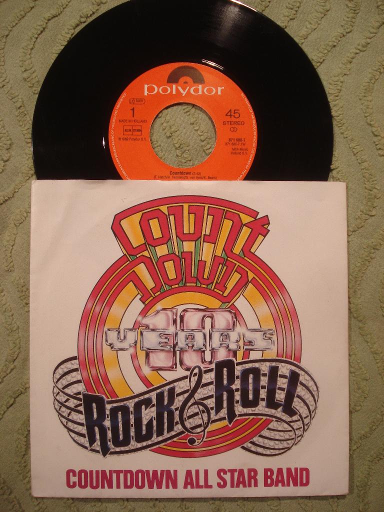 Countdown All Star Band 7" Vinyl Single: ‘Countdown’ (NL), Cd's en Dvd's, Vinyl Singles, Zo goed als nieuw, Pop, Ophalen of Verzenden