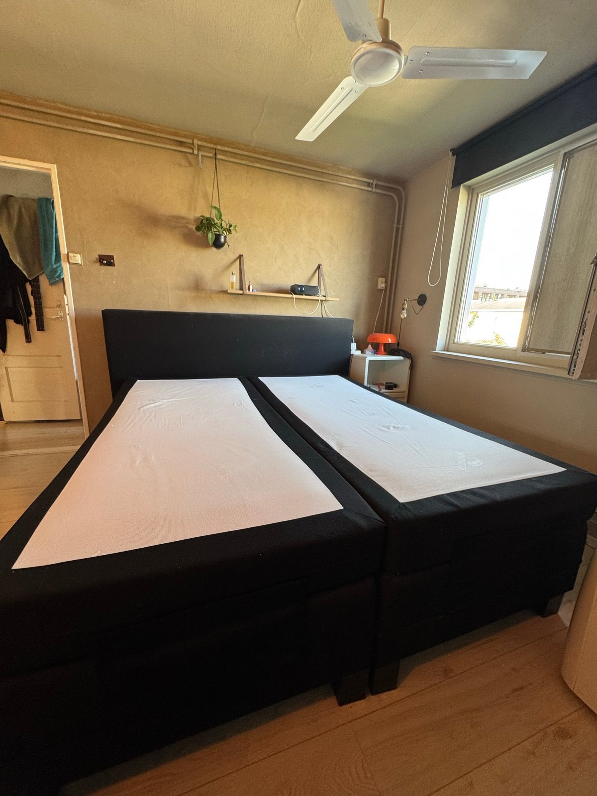 Promaxa boxspring 180x210, Ophalen, Tweepersoons, 180 cm, Stof