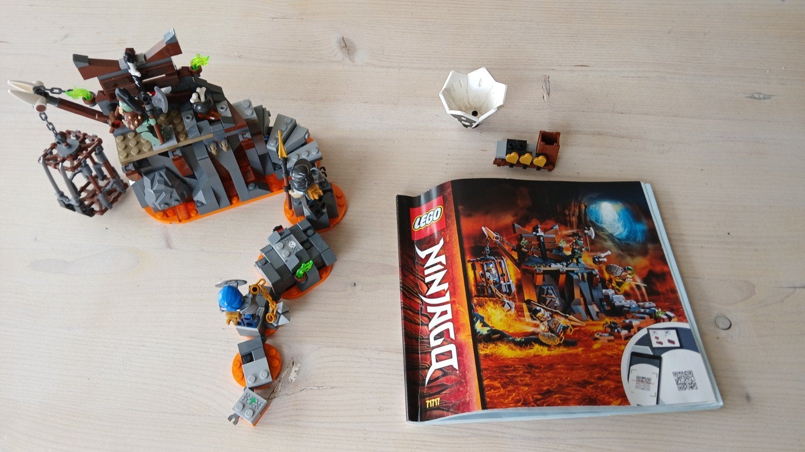 Lego ninjago 71717, Lego, Ophalen of Verzenden, Zo goed als nieuw, Inclusief instructies