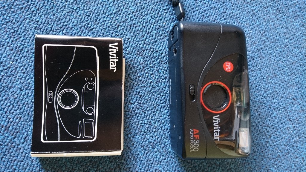 Vivitar fototoestel met boekje, Ophalen, Gebruikt, Compact, Konica