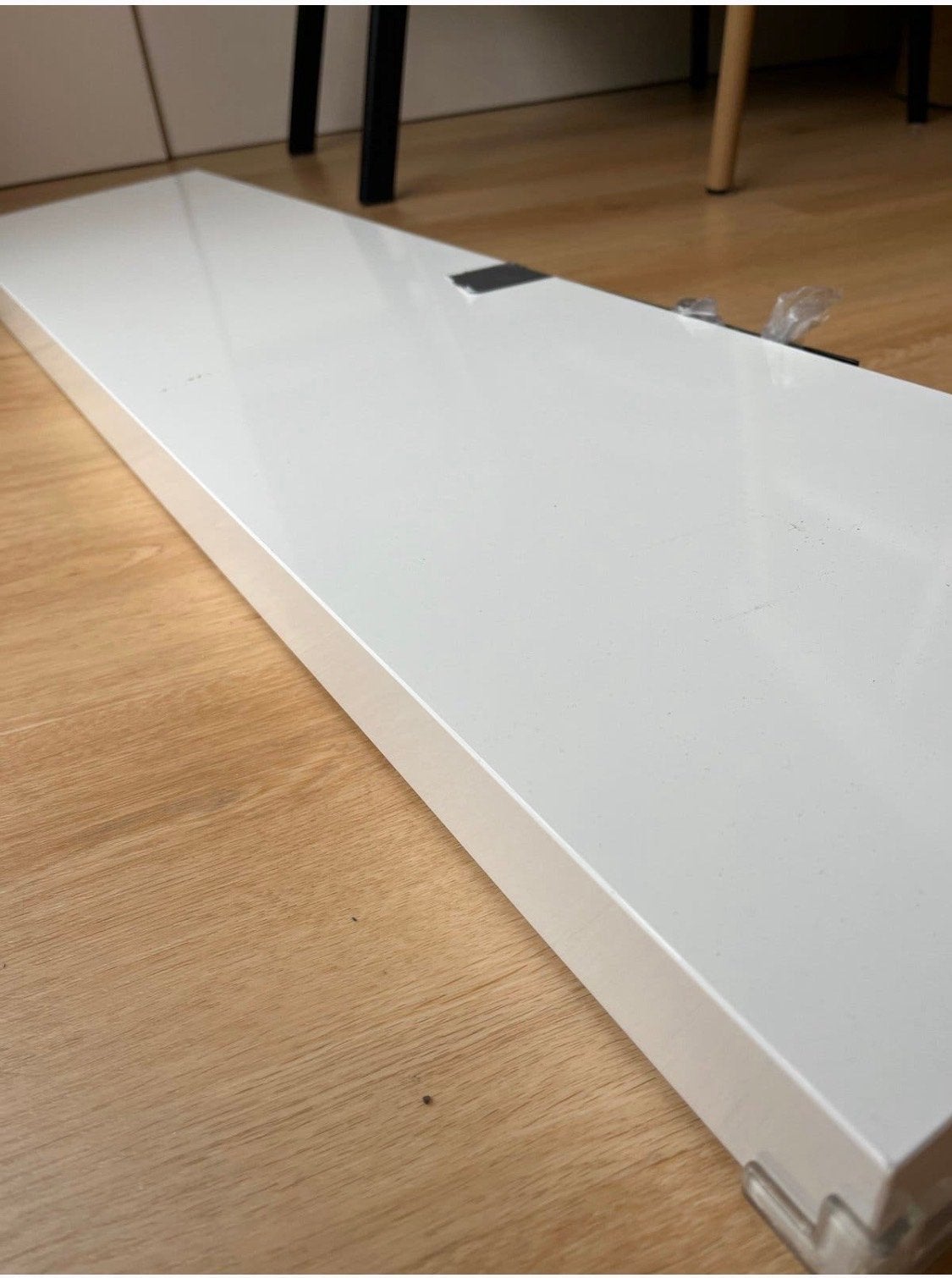 Ikea witte plank 110cm - Extra opbergruimte/decoratie, Ophalen, Zo goed als nieuw