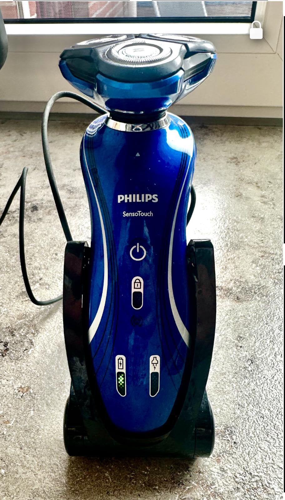Philips SensoTouch RQ1155 Scheerapparaat met accessoires, Witgoed en Apparatuur, Ophalen of Verzenden, Gebruikt, Scheren en Epileren