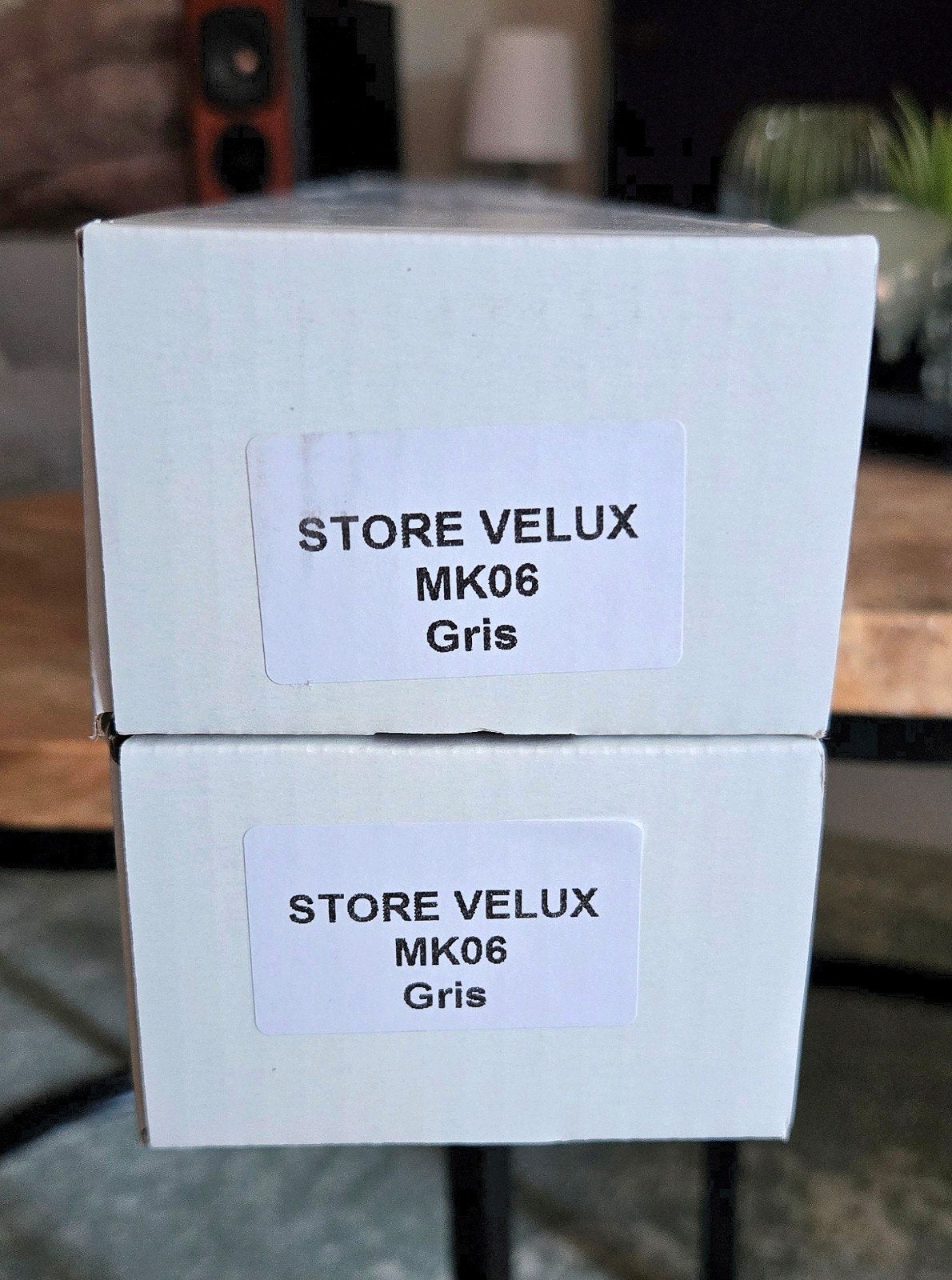 2x dakraam rolgordijn voor Velux GGL-MK06 (grijs), Ophalen of Verzenden, Nieuw