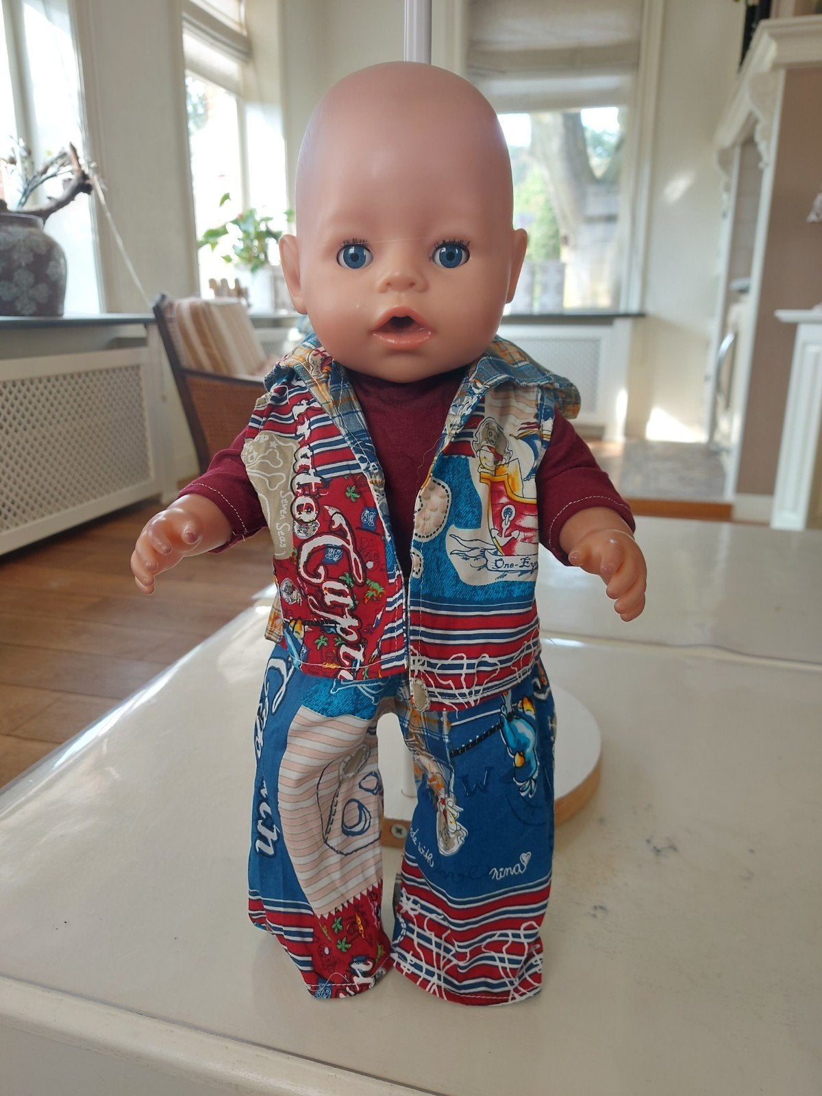 stoere piraten 3 delig set baby born pop 43cm, Kinderen en Baby's, Ophalen of Verzenden, Nieuw, Babypop