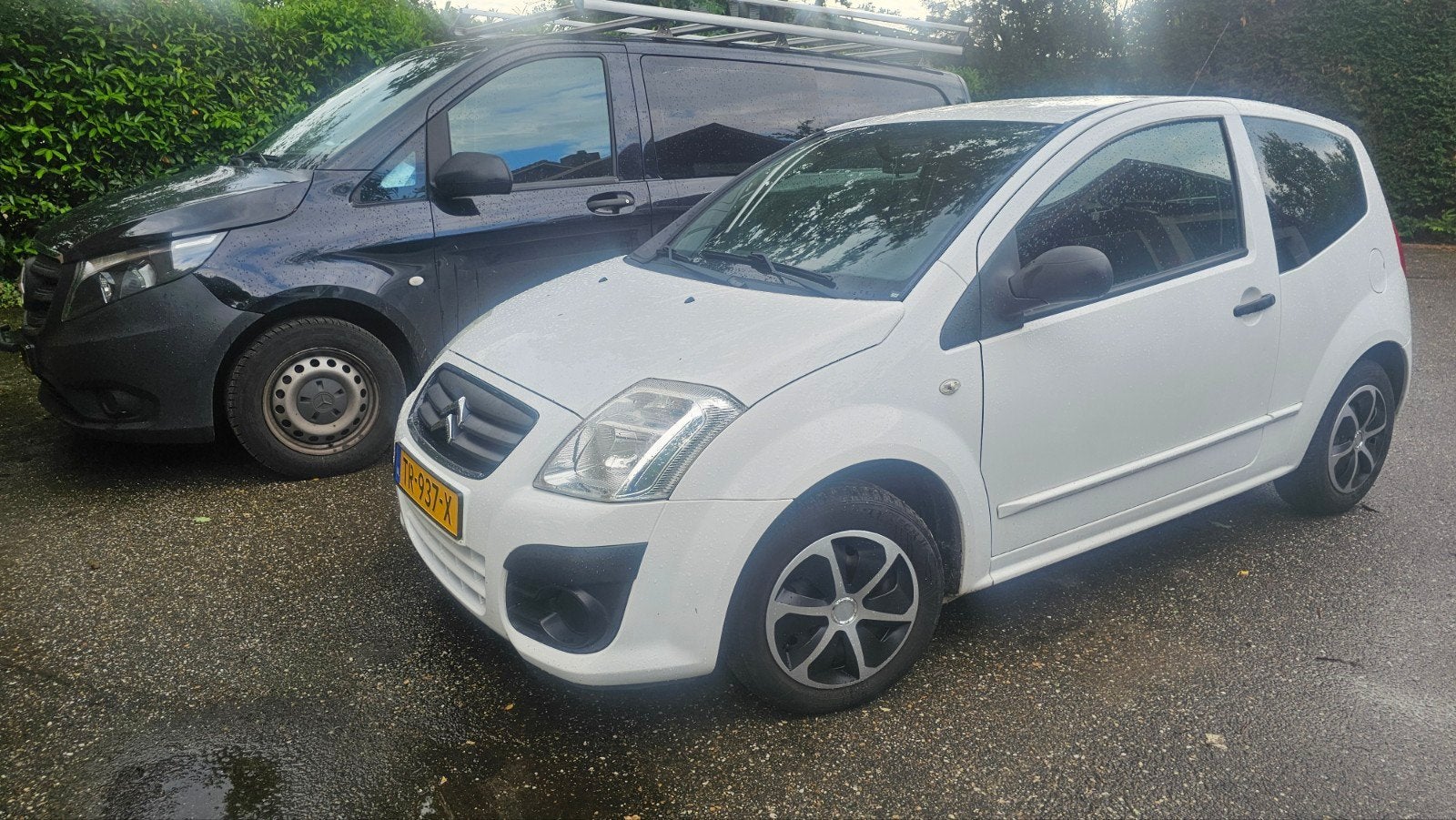 Citroën C2 1.1 I 2009 Wit, Voorwielaandrijving, 450 kg, 31 €/maand, 4 cilinders